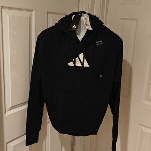 Adidas Black Pullover Hoodie All Gym Cover IS2355 NWT Unisex Size M Training